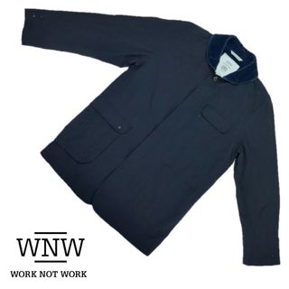 WORK NOT WORK - WNW美品♪♪ コーデュロ襟 アシメポケット 二重