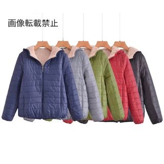 🤎10月新作🎻12530◆5color ファー フード付き ダウンコート(ダウンコート)