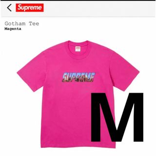 Supreme Gotham Tee Magenta Mサイズ(Tシャツ/カットソー(半袖/袖なし))