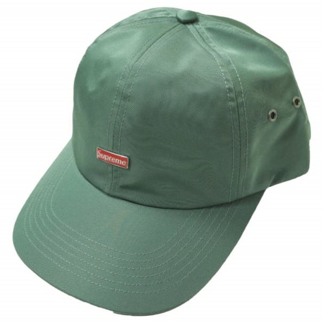 SUPREME シュプリーム 23AW アメリカ製 Enamel Logo 6-Panel Cap エナメルロゴ6パネルキャップ ONE SIZE GREEN WEEK5 Box Logo ボックスロゴ MADE IN USA 帽子【新古品】【SUPREME】