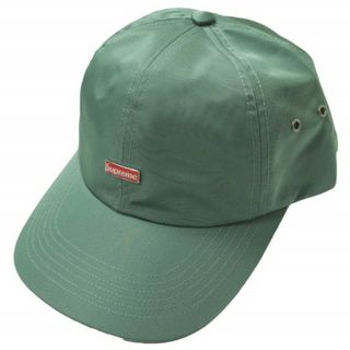 SUPREME USA製 グリーンブルー モーションロゴ ナイロン キャップ-