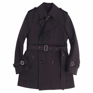 バーバリーブラックレーベル(BURBERRY BLACK LABEL)のバーバリー ブラックレーベル BURBERRY BLACK LABEL コート トレンチコート 中綿ライナー付き アウター メンズ S ブラック(トレンチコート)