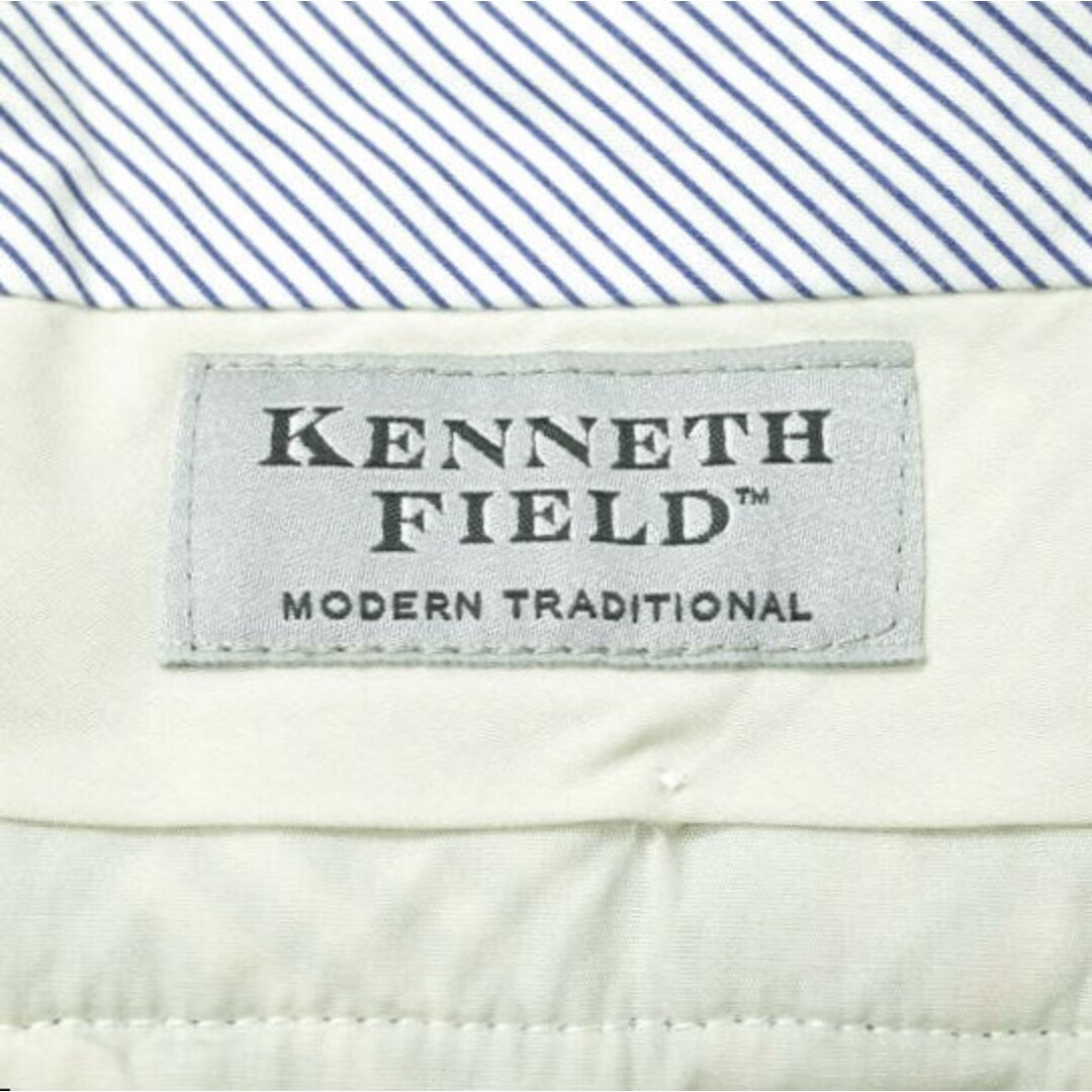 KENNETH FIELD ケネスフィールド 22SS 日本製 TRIM TROUSER 1P PATCH MADRAS マドラスチェック  パッチワーク 1タックトラウザー 31 マルチ テーパード パンツ ボトムス【中古】【KENNETH FIELD】