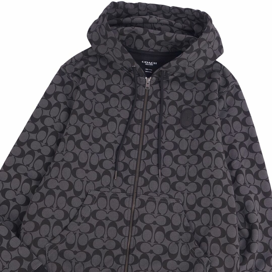COACH - 美品 コーチ COACH スウェット パーカー ジップアップ COACH - 美品 コーチ COACH スウェット パーカー ジップアップ