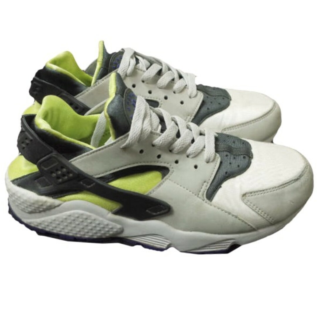 NIKE(ナイキ)のNIKE ナイキ AIR HUARACHE エアハラチ 318429-130 US7.5(25.5cm) WHITE/CYBER-ANTHRACITE スニーカー シューズ【中古】【NIKE】 メンズの靴/シューズ(スニーカー)の商品写真