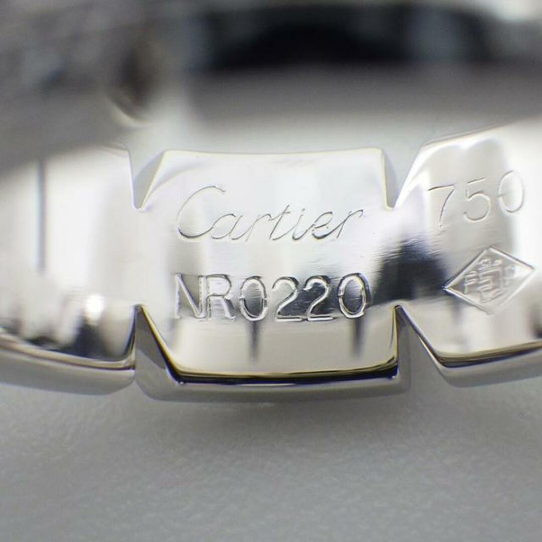 Cartier(カルティエ)のカルティエ Cartier リング タンク フランセーズ ダイヤモンド K18WG 10号 / #50 【箱・保付き】 【中古】 レディースのアクセサリー(リング(指輪))の商品写真