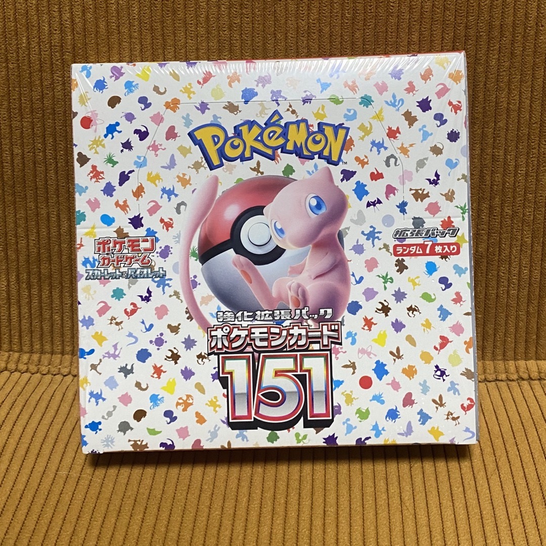 ポケモンカード　未開封　box シュリンク付き　151