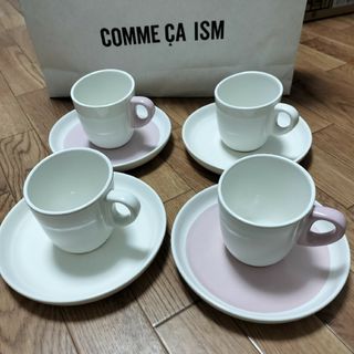 コムサイズム(COMME CA ISM)の新品　コムサ イージーリビング カップ&ソーサー コーヒー(食器)