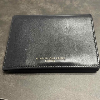 ジャンニキャリーニ(GIANNI CHIARINI)のジャンニキアリーニ　折財布　ブラック(財布)