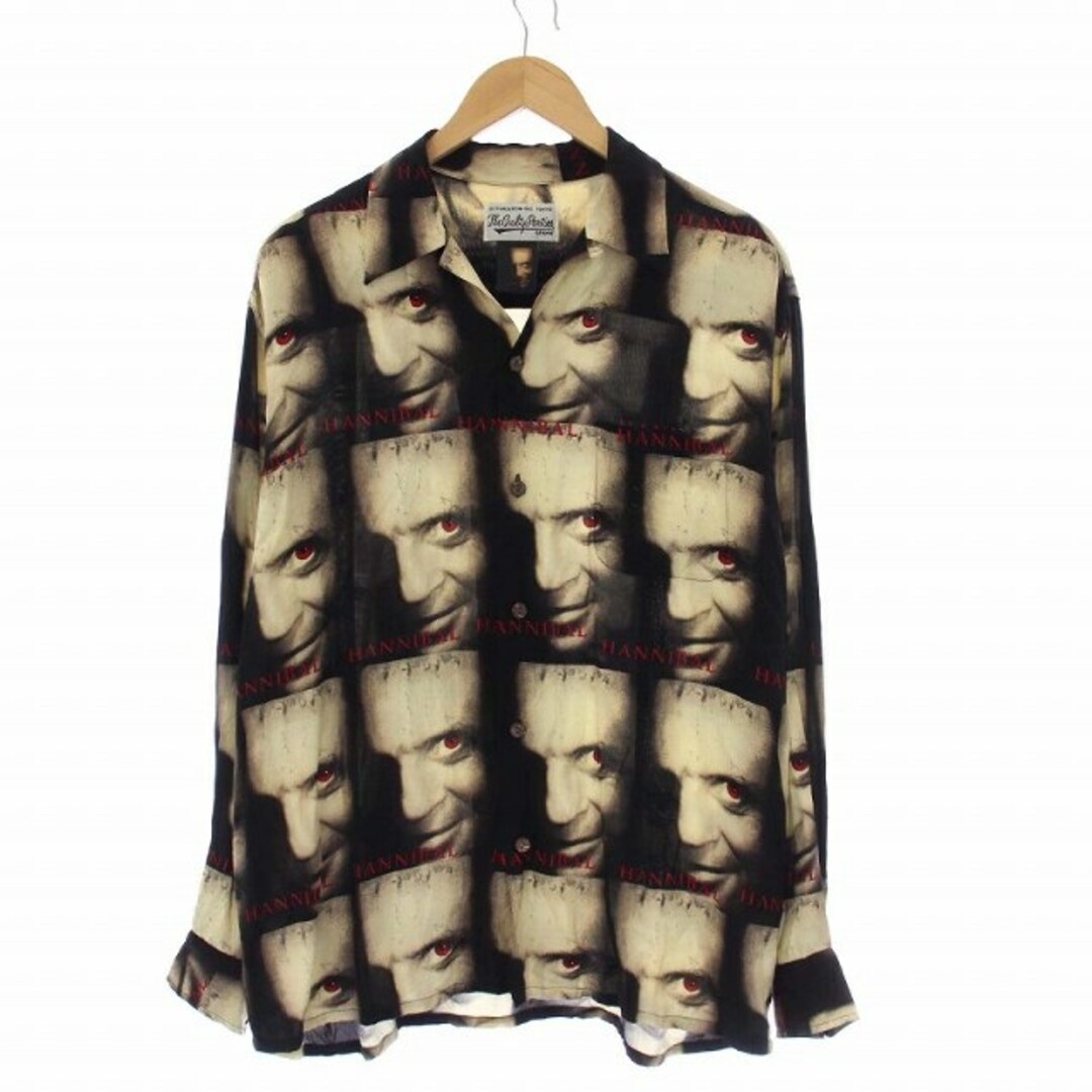 WACKO MARIA HANNIBAL L/S HAWAIIAN SHIRT