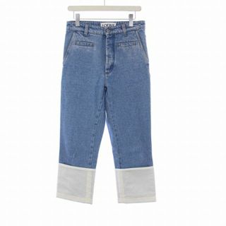 LOEWE ロエベ 23SS CROPPED JEANS HB44Y11W02 クロップド スリムジーンズ ブルー デニムパンツ