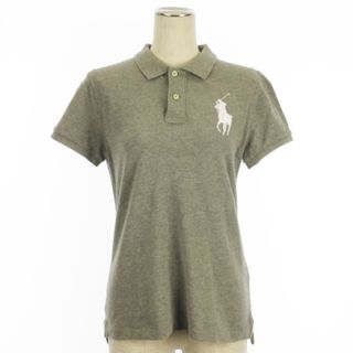 ポロラルフローレン(POLO RALPH LAUREN)のポロ ラルフローレン ビッグポニー ポロシャツ 半袖 鹿の子 グレー M(ポロシャツ)