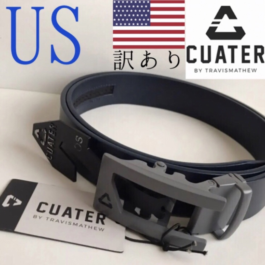 訳あり レア 新品 CUATER USA メンズ レザーベルト トラビスマシュー