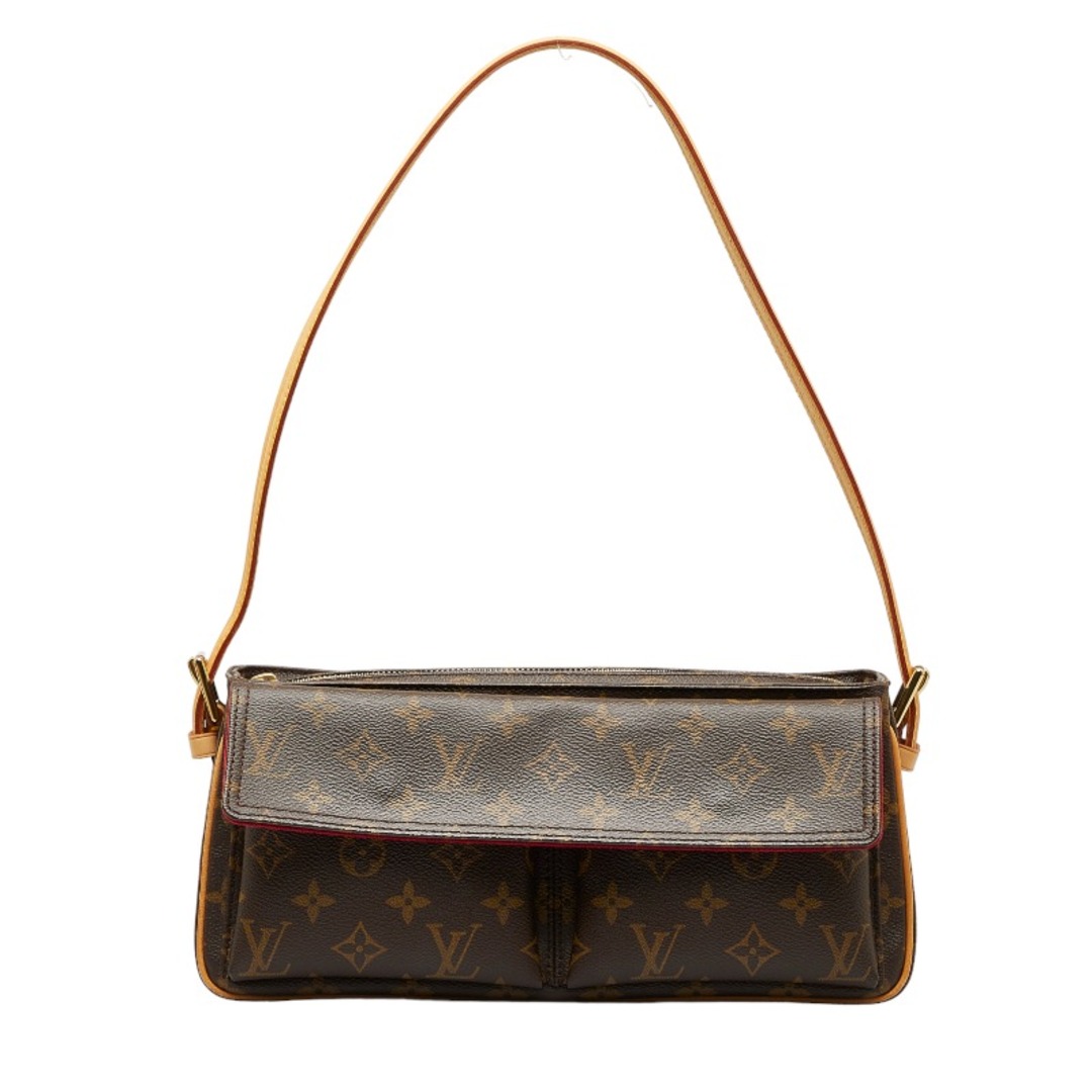 ルイ ヴィトン モノグラム ヴィバシテMM ショルダーバッグ M51164 PVC レディース LOUIS VUITTON 【222-21136】