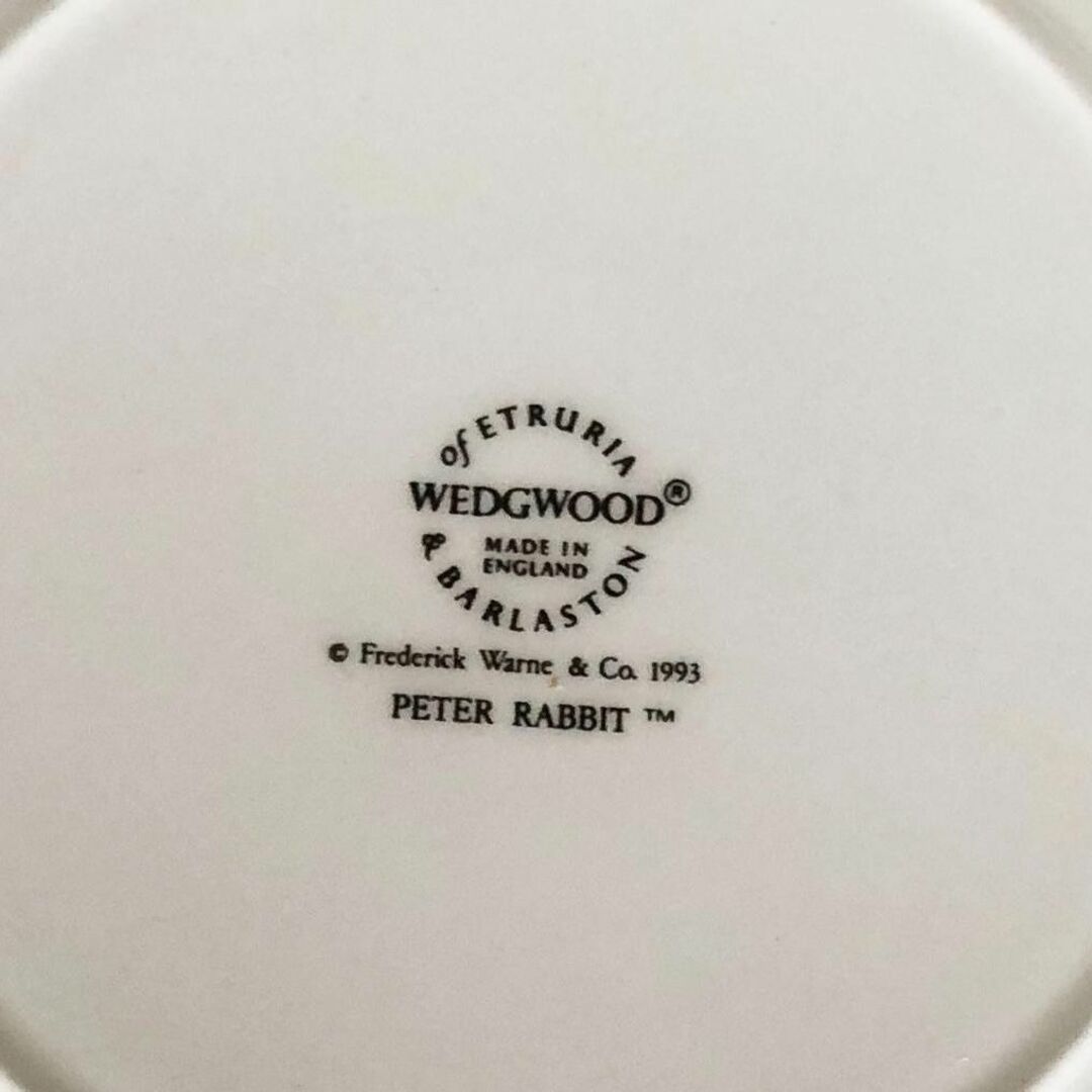 WEDGWOOD(ウェッジウッド)のウェッジウッド ピーターラビット バースデープレート 1993 英国製 未使用 インテリア/住まい/日用品のインテリア小物(その他)の商品写真