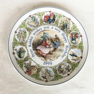 ウェッジウッド(WEDGWOOD)のウェッジウッド ピーターラビット バースデープレート 1993 英国製 未使用(その他)