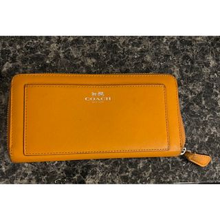 コーチ(COACH)のコーチ 長財布 オレンジ系(財布)