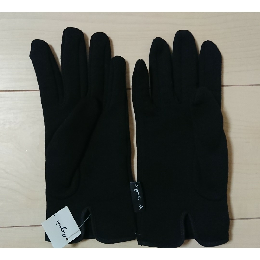 agnes b.(アニエスベー)の手袋 agnes b. 黒 レディースのファッション小物(手袋)の商品写真