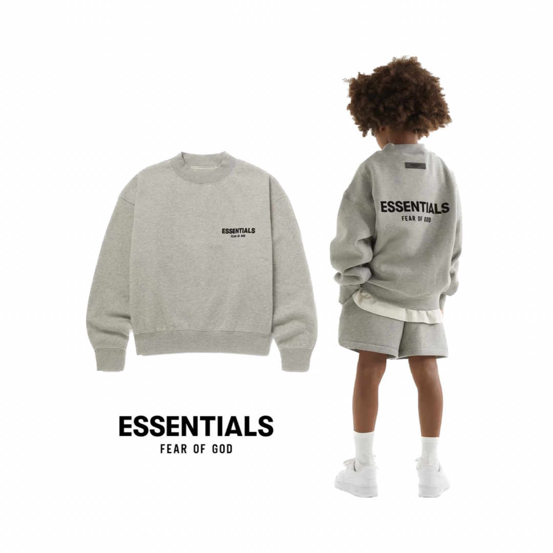 キッズ服男の子用(90cm~)新品 ESSENTIALS FEAROFGOD キッズスウェットエッセンシャルズ