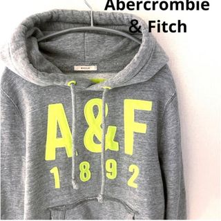 アバクロンビーアンドフィッチ(Abercrombie&Fitch)のAbercrombie ＆ Fitch パーカー　フーディー  パーカー　グレー(パーカー)