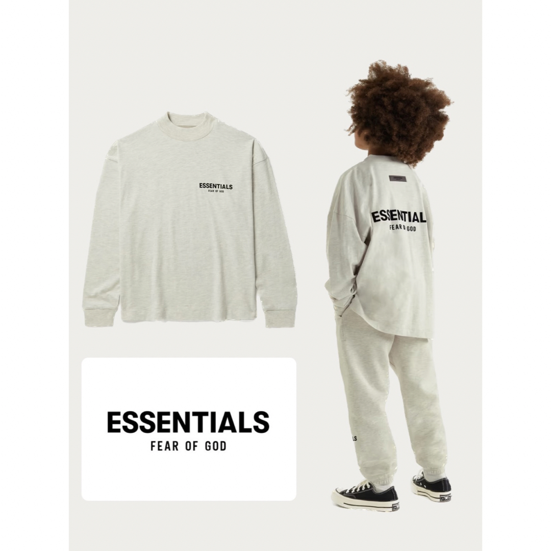 Essential(エッセンシャル)の新品 ESSENTIALSキッズ エッセンシャルズ FOG FEAROFGOD  キッズ/ベビー/マタニティのキッズ服男の子用(90cm~)(Tシャツ/カットソー)の商品写真