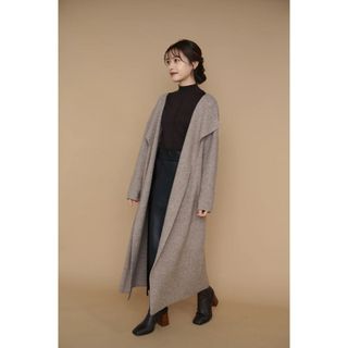 L'Or Knit gown coat(ロングコート)