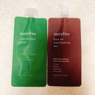 イニスフリー(Innisfree)の新品未使用 イニスフリー グリーンティーシードセラム ブラックティーユースセラム(美容液)