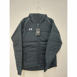 UNDER ARMOUR　薄い中綿　ナイロンジャンパー　グレー系　XL