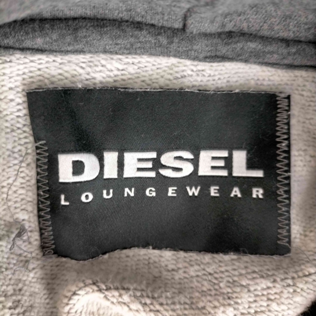 DIESEL(ディーゼル)のDIESEL(ディーゼル) リブラインプルオーバーパーカー メンズ トップス メンズのトップス(パーカー)の商品写真