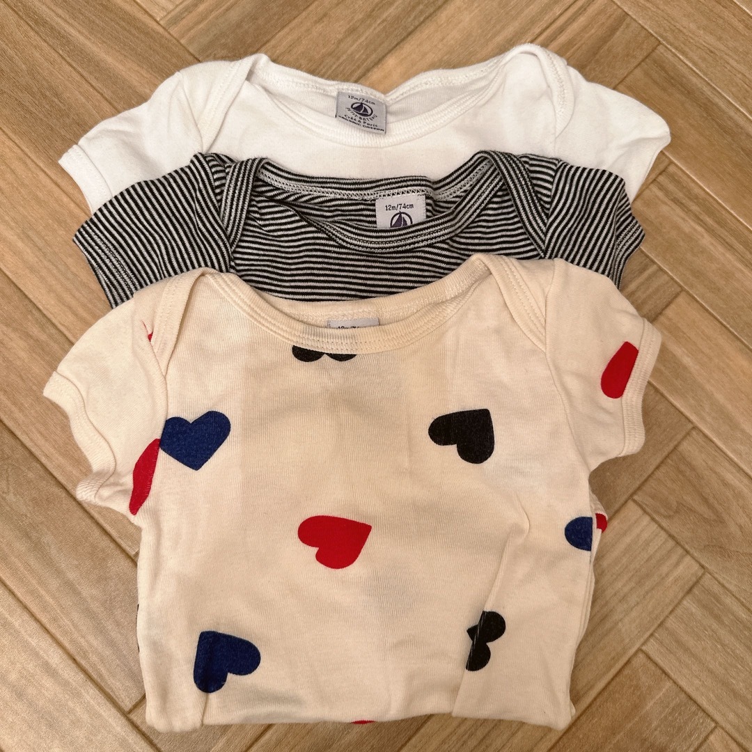 PETIT BATEAU - プチバトー 肌着3着セット 12mの通販 by Ramy