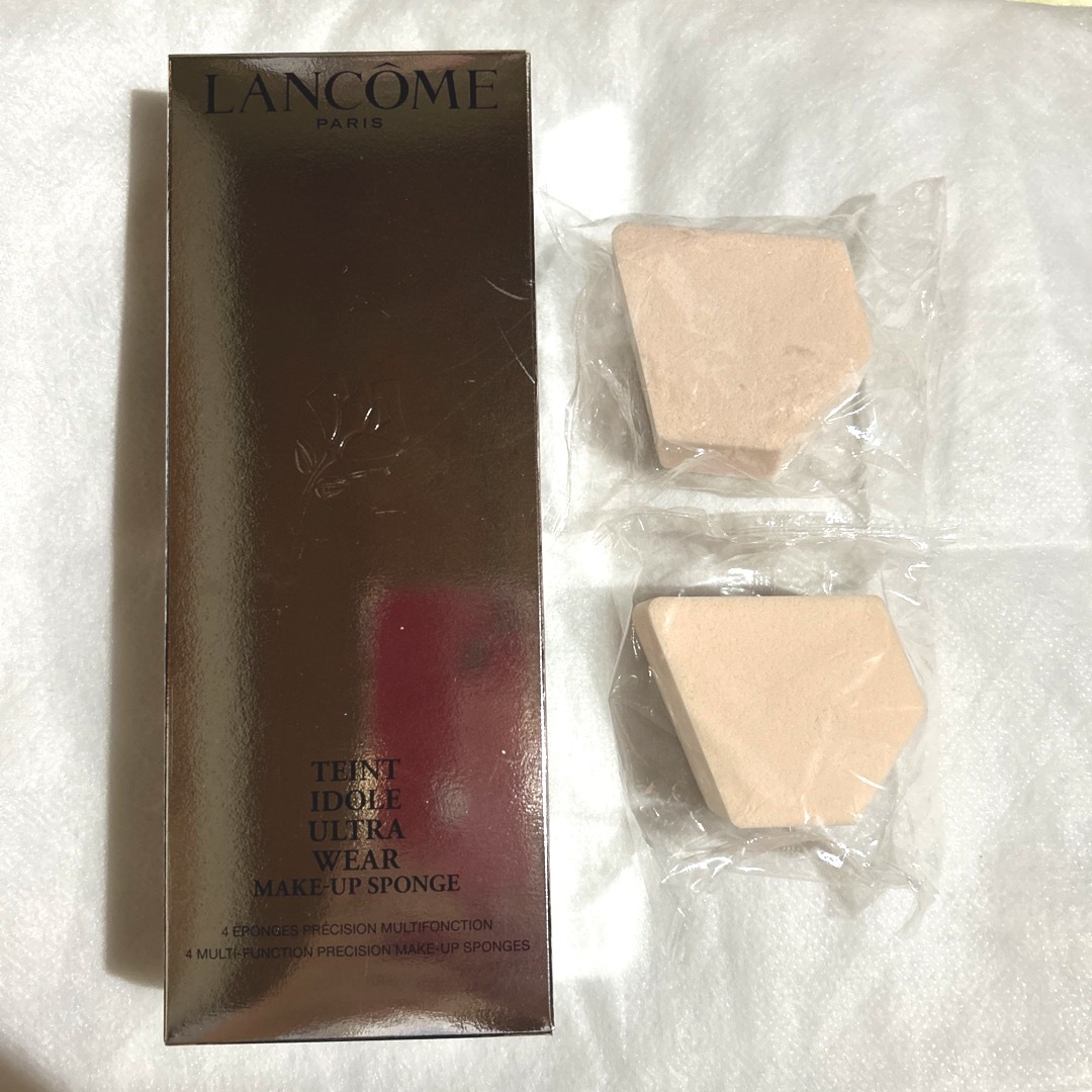 LANCOME(ランコム)の★LANCOME★タンイドル　ウルトラ　ウェア　メイクアップ　スポンジ× 2個 コスメ/美容のメイク道具/ケアグッズ(パフ・スポンジ)の商品写真