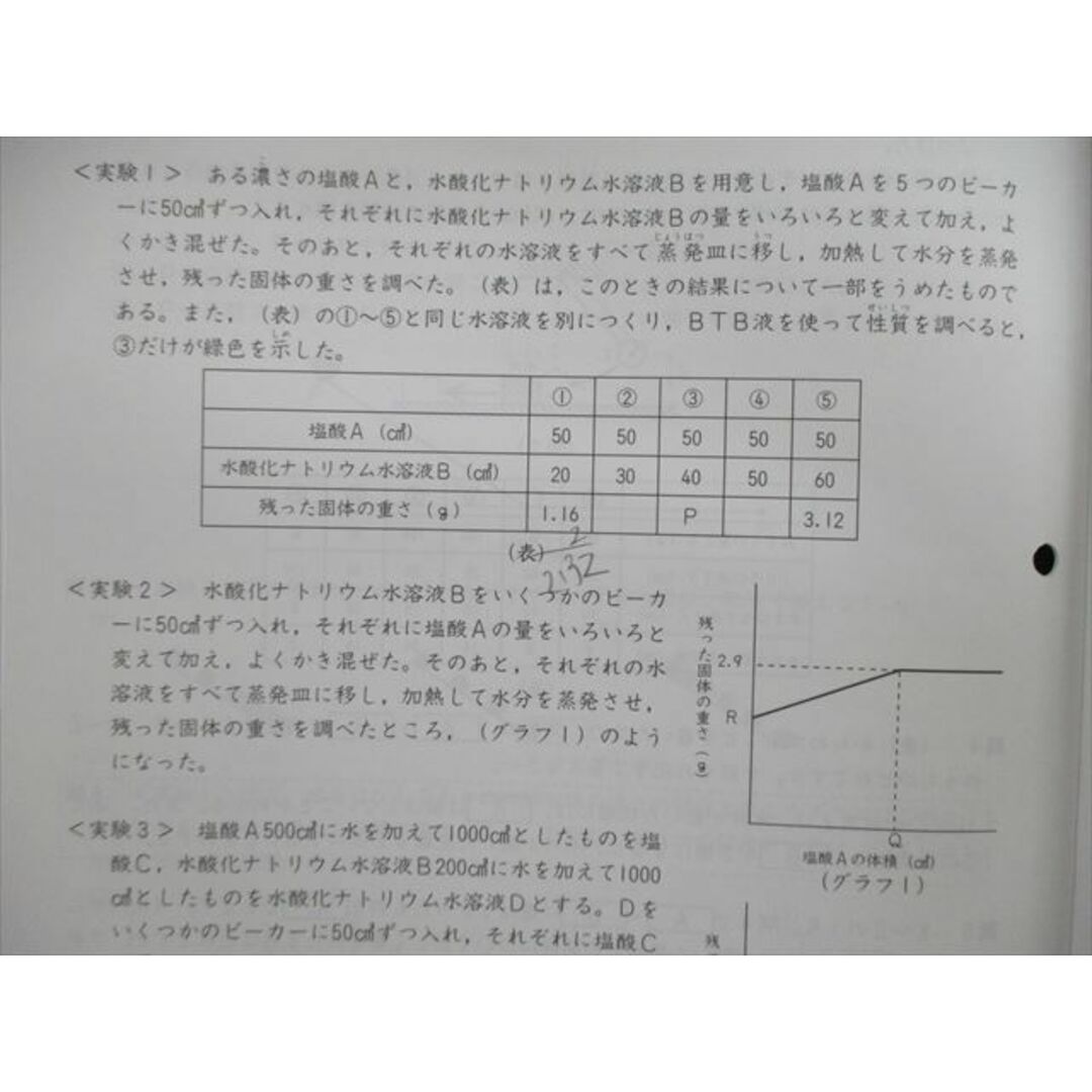 VG03-011 四谷大塚 小5 第2回 志望校判定テスト 2022年1月 国語/算数/理科/社会 07s2D