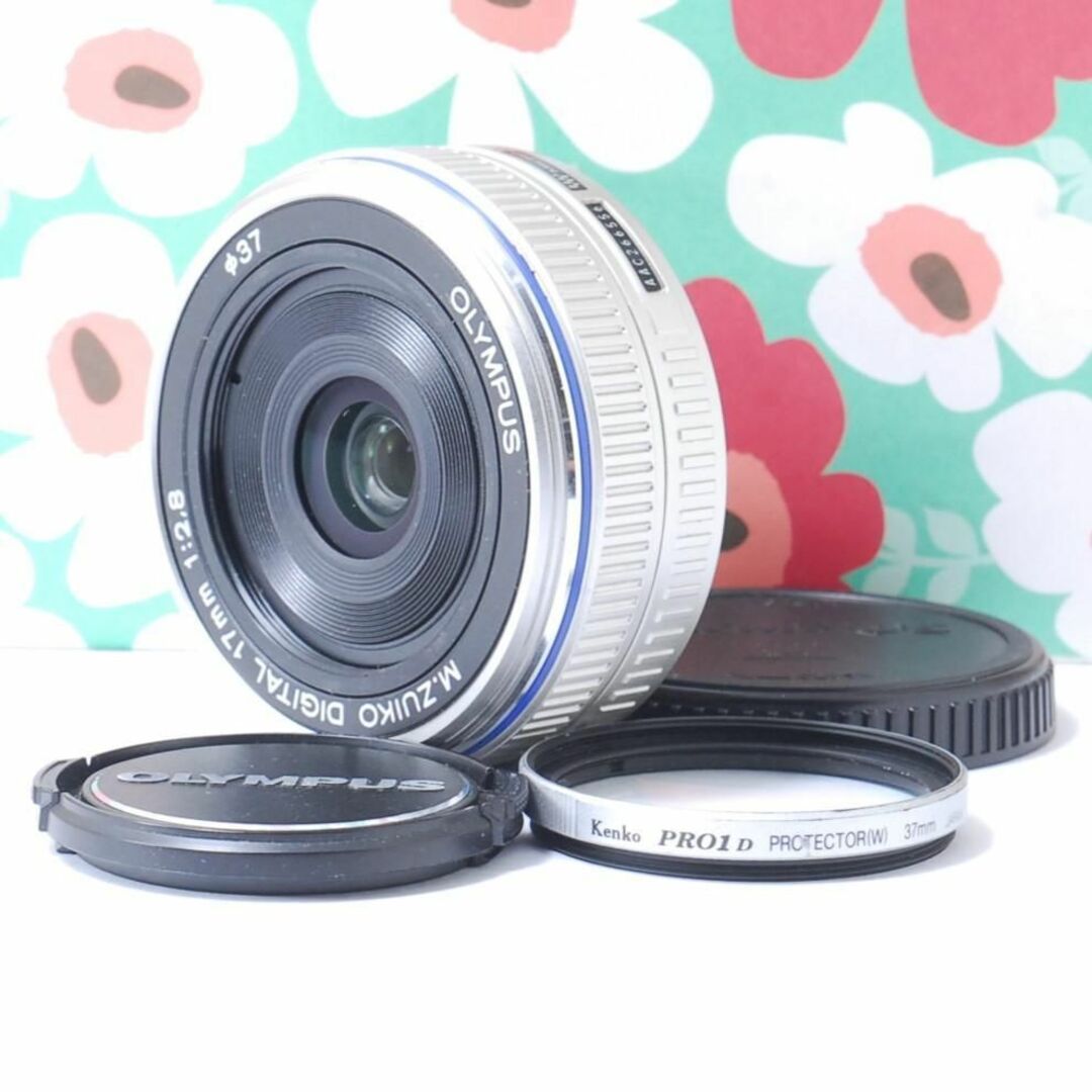 ❤極上品❤️大人気単焦点パンケーキレンズ❤️オリンパス 17mm F2.8❤