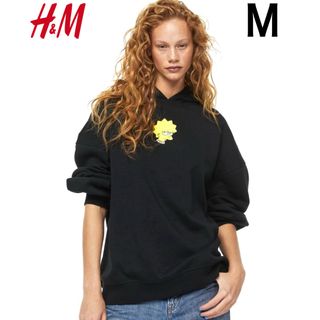 エイチアンドエム(H&M)の新品 H&M × シンプソンズ コラボ パーカー ディズニー M(パーカー)