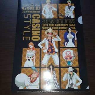 ワンピース 非売品 クリアファイル ONE PIECE ルフィ ゾロ サンジ(その他)