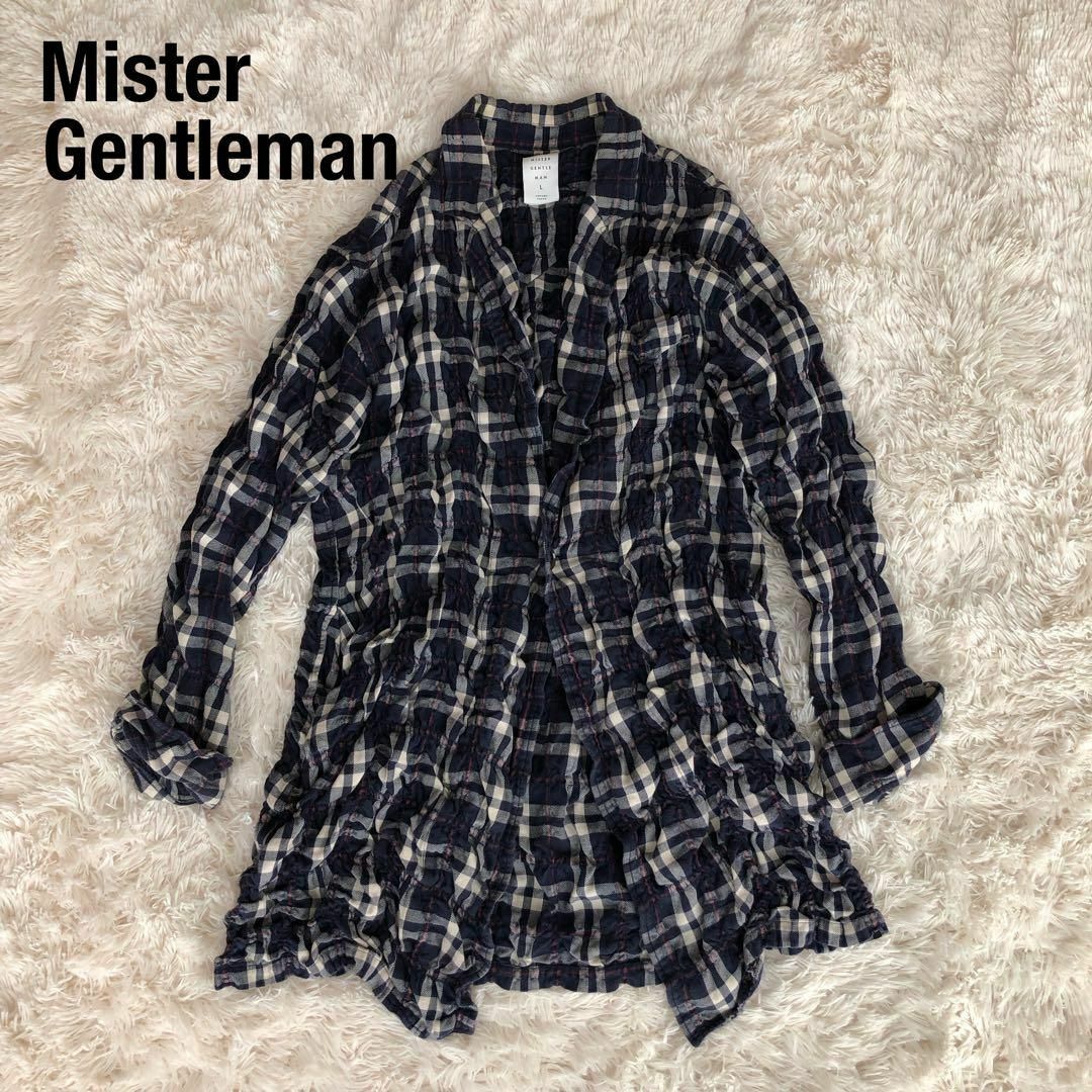 MisterGentlmanミスタージェントルマン皺加工テーラードジャケットMrRK古着部屋