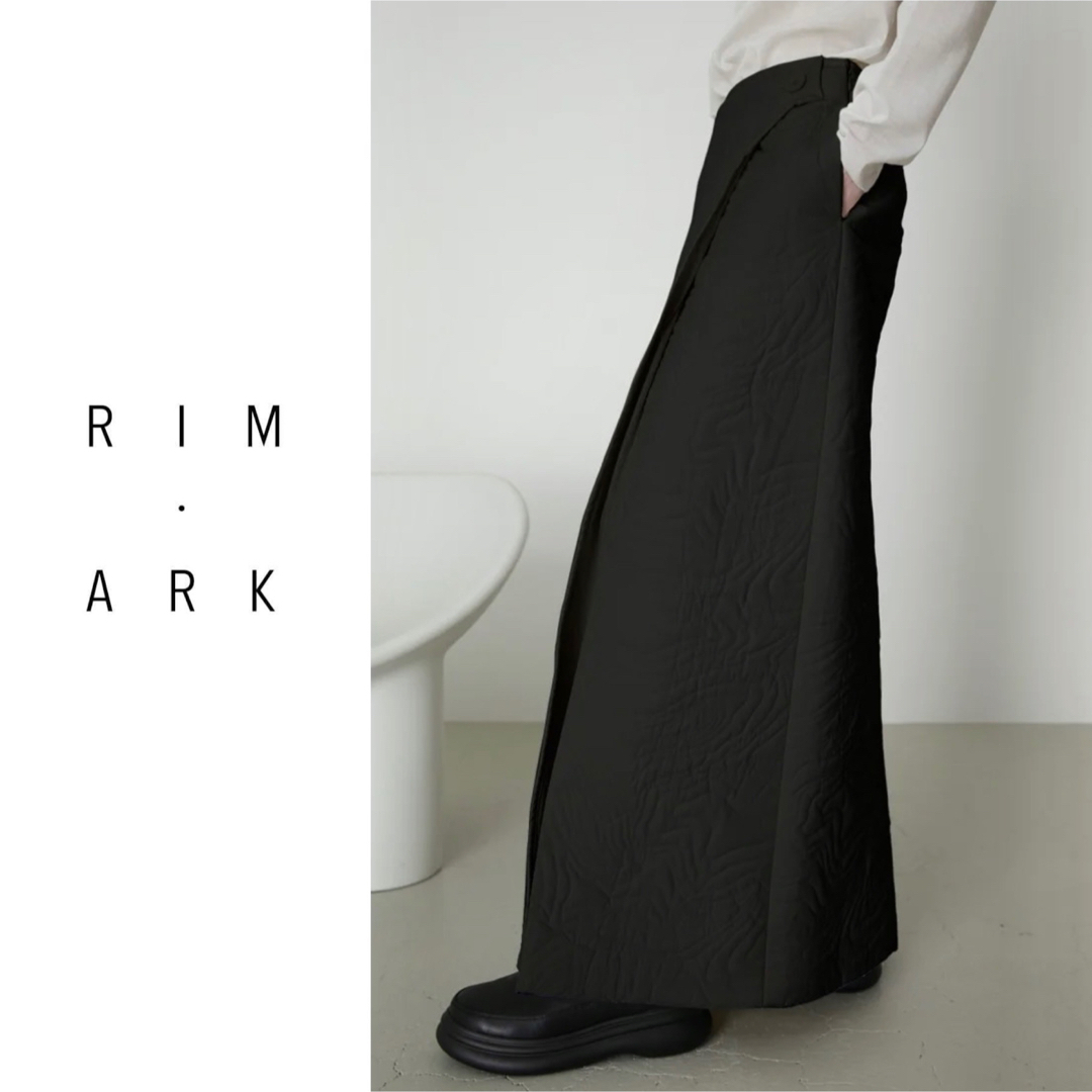 RIM ARK リムアーク ロング プリーツ スカート size1/カーキ ■■ レディース