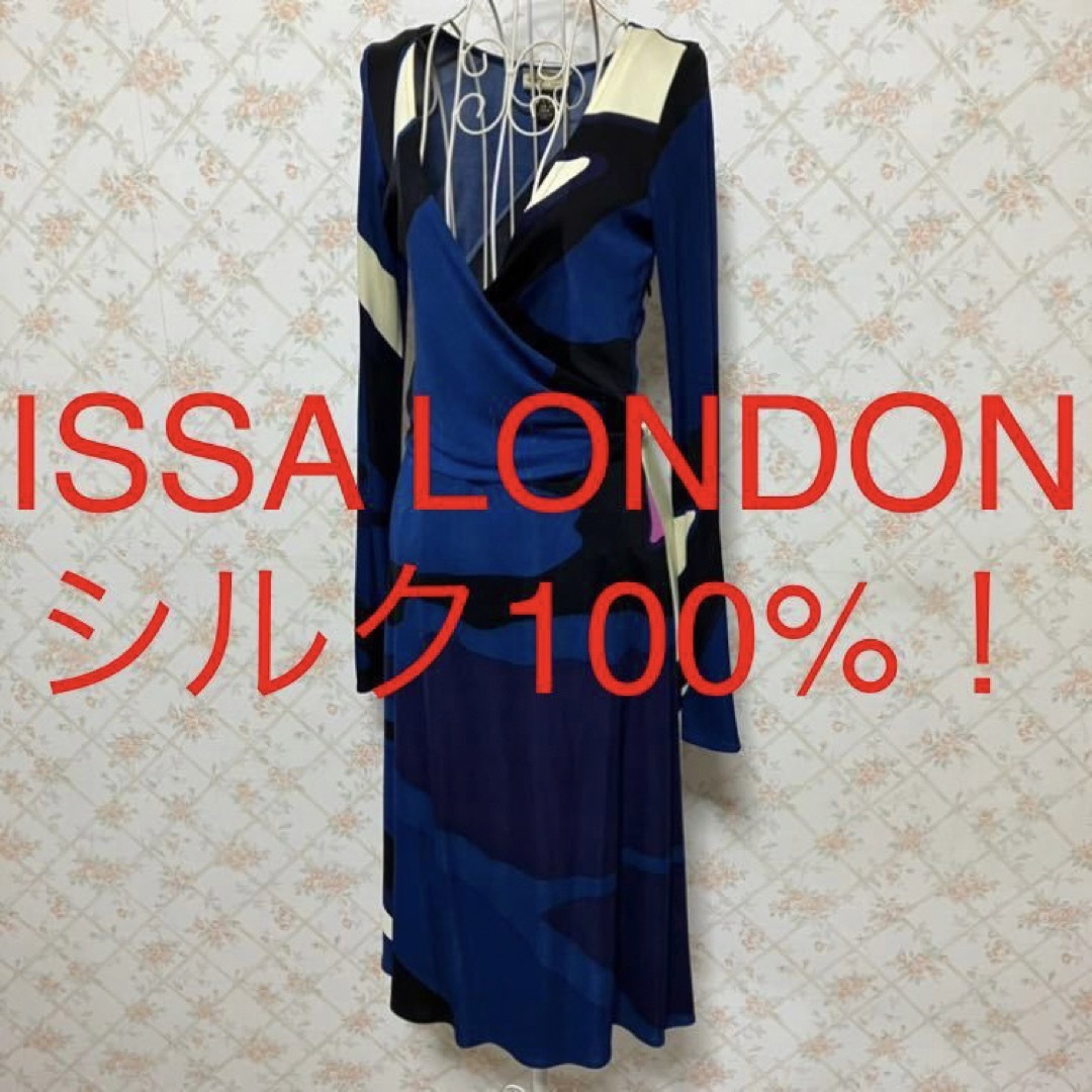 ISSA ワンピース  サイズ UK8 US4 日本サイズM