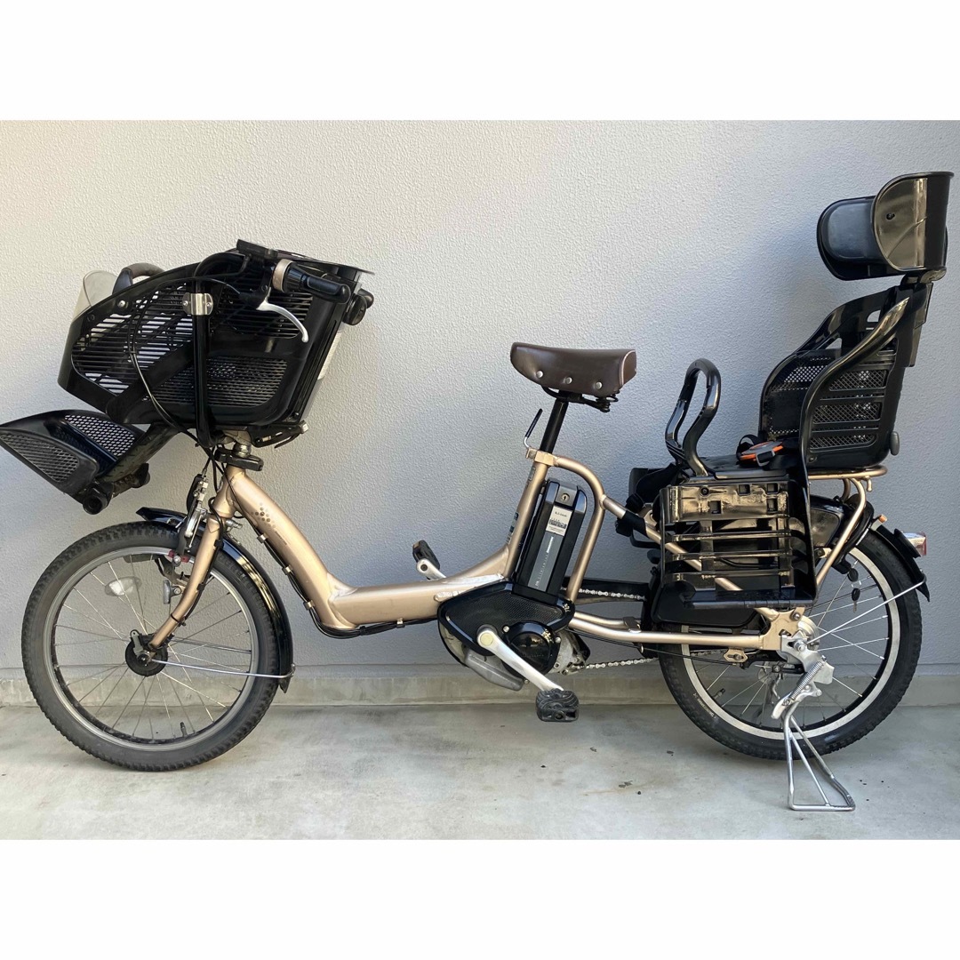 良品‼️ 20インチ ブリヂストン 電動自転車 3人乗り電動自転車 子供乗せ | フリマアプリ ラクマ