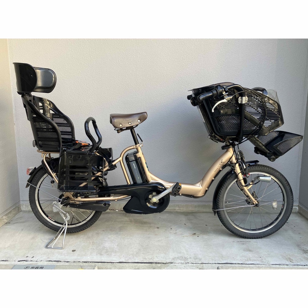 良品‼️ 20インチ ブリヂストン 電動自転車 3人乗り電動自転車 子供乗せ