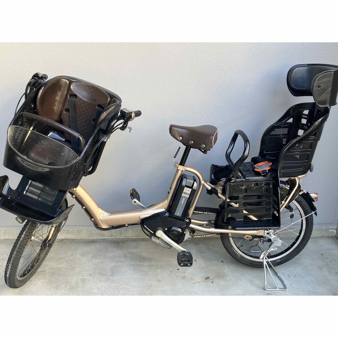 良品‼️ 20インチ ブリヂストン 電動自転車 3人乗り電動自転車 子供乗せ