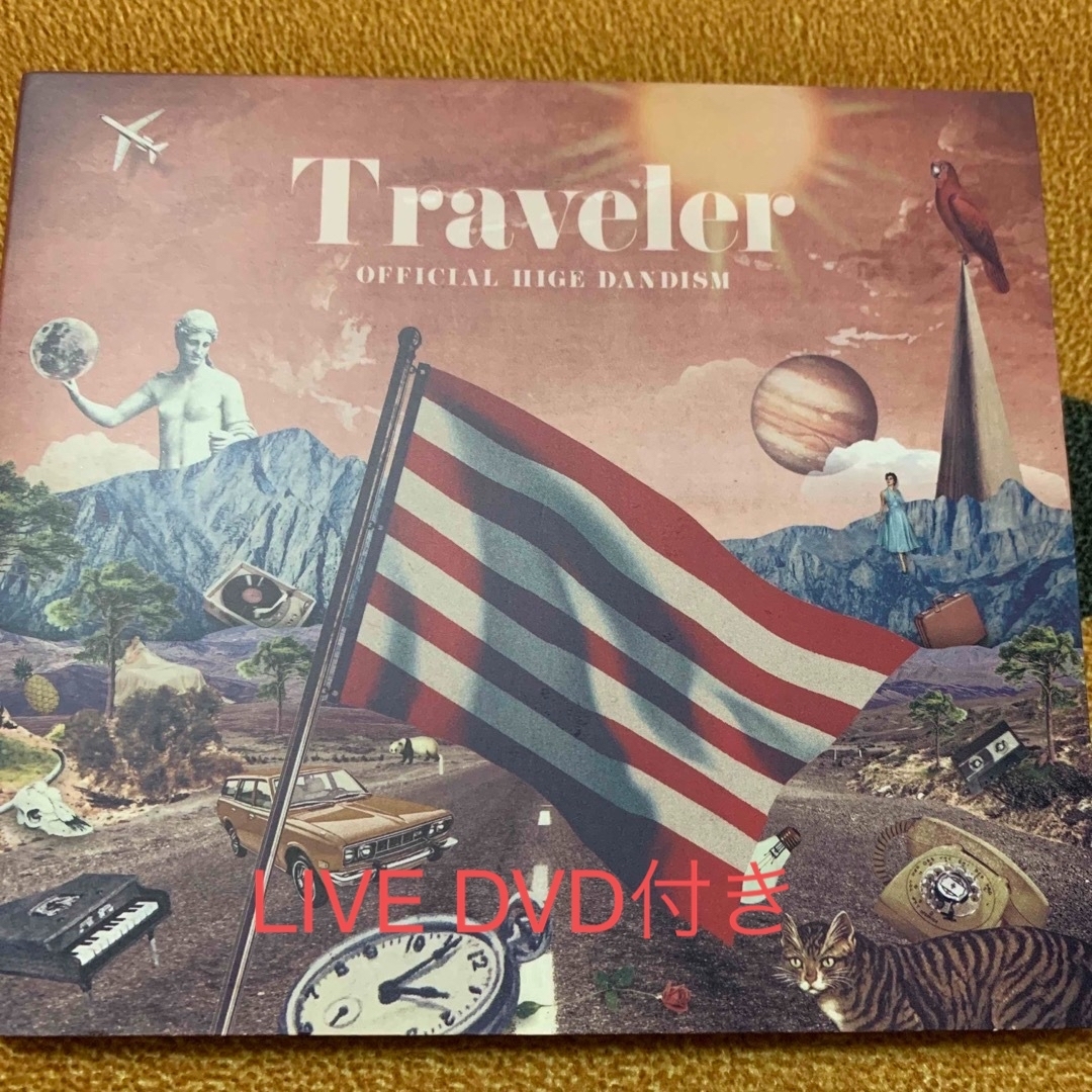 Official髭男dism(オフィシャルヒゲダンディズム)のTraveler【初回限定盤LIVE DVD盤】　中古美品 エンタメ/ホビーのCD(ポップス/ロック(邦楽))の商品写真