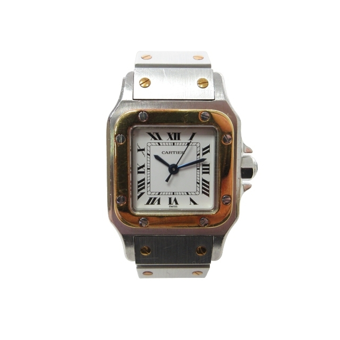 カルティエ サントスガルベSM 腕時計 YGベゼル 自動巻き 稼働品 SS×YG | フリマアプリ ラクマ