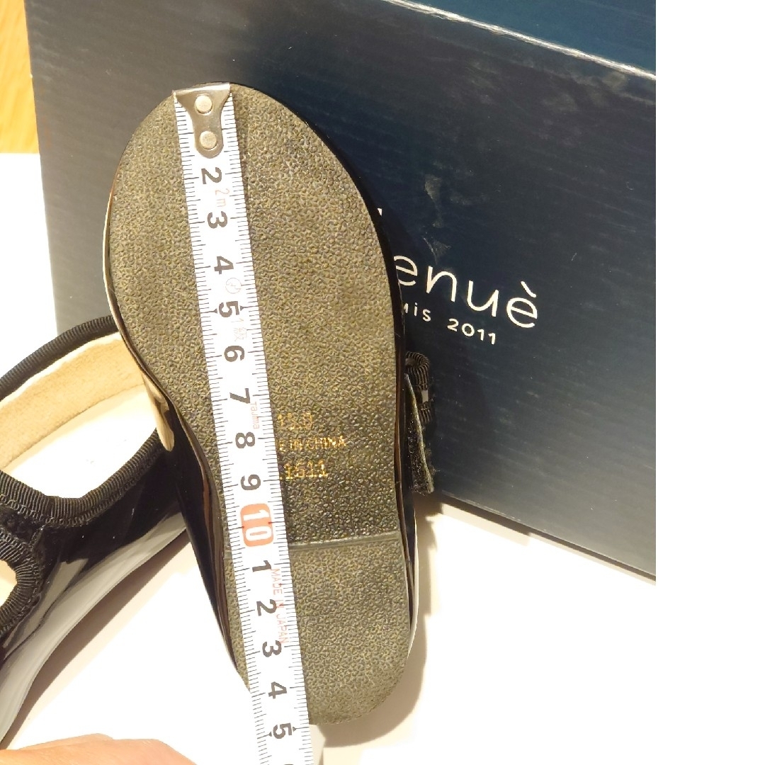 Menue(メヌエ)の【価格変更】menue　キッズ　ストラップパンプス　15cm キッズ/ベビー/マタニティのキッズ靴/シューズ(15cm~)(フォーマルシューズ)の商品写真