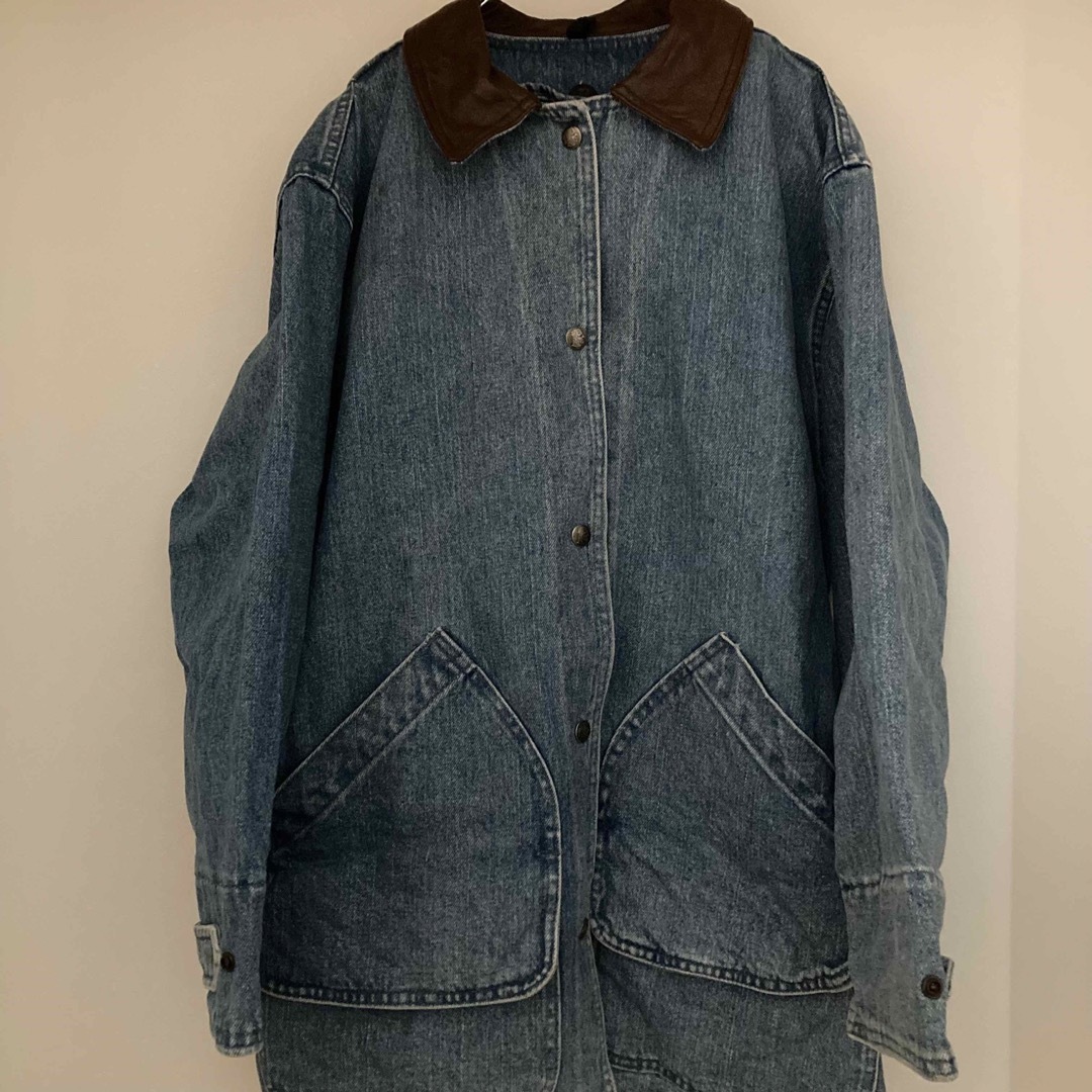 WOOLRICH ライナー付 カバーオール Lサイズ相当 ベージュ