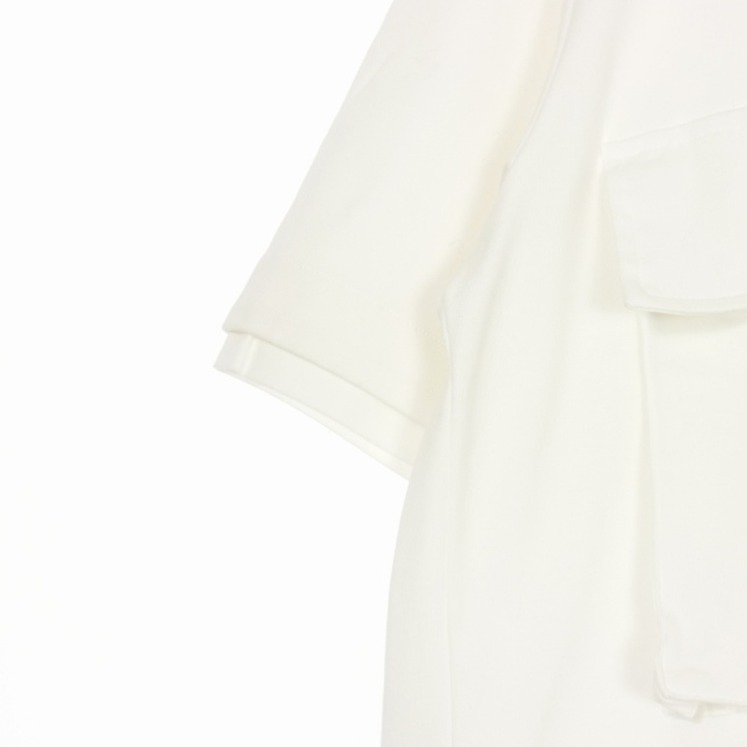 sacai(サカイ)のsacai 23SS レイヤード コットン ジャージー シャツ 半袖 3 白 メンズのトップス(シャツ)の商品写真