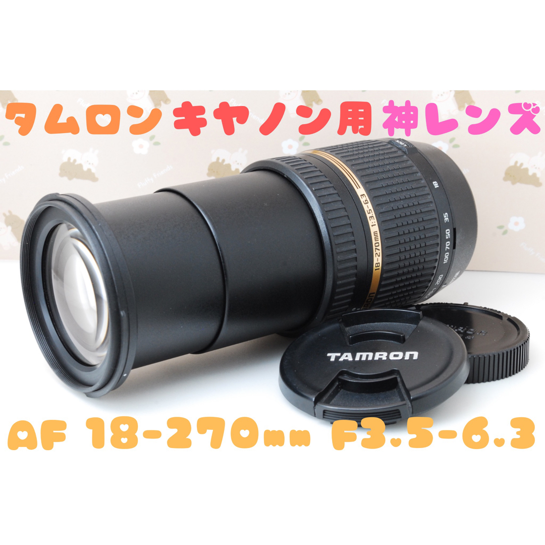 【極上美品】タムロン キヤノン用18-270mm（Model B003）レンズ☆