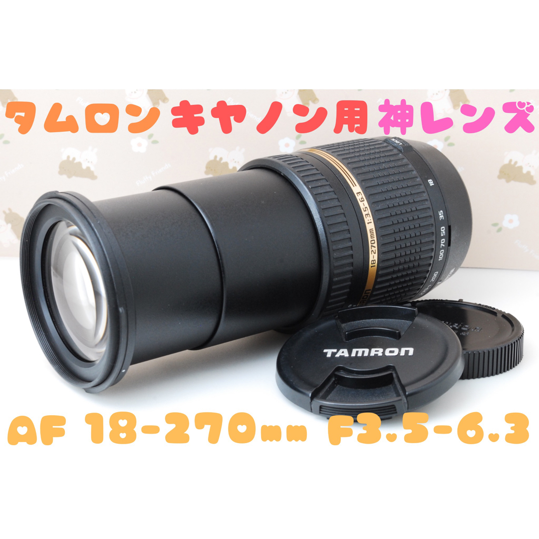 美品❤️超望遠レンズ❤️タムロン AF 18-270mm canon用 B003