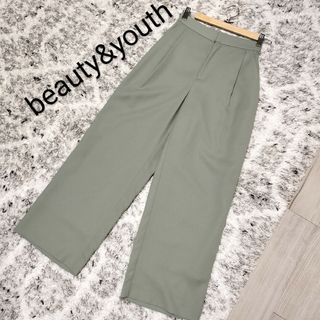 ビューティアンドユースユナイテッドアローズ(BEAUTY&YOUTH UNITED ARROWS)のビューティー&ユース　ユナイテッドアローズ　タックワイドパンツ　ワイドパンツ(カジュアルパンツ)