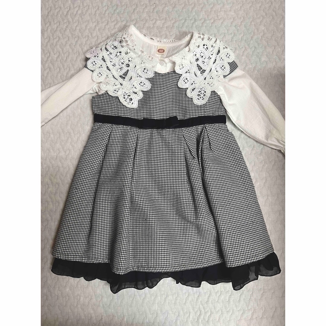 COMME CA ISM(コムサイズム)のコムサ　ワンピース100  ブラウス90 キッズ/ベビー/マタニティのキッズ服女の子用(90cm~)(ワンピース)の商品写真